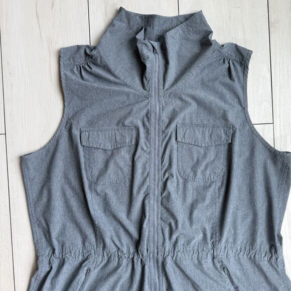 Duluth Trading Co. Women's XXL Sol Survivor Sun Protection Tunic Vest Dusty Blue - Picture 4 of 14